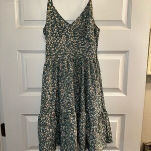 Green Floral Sundress